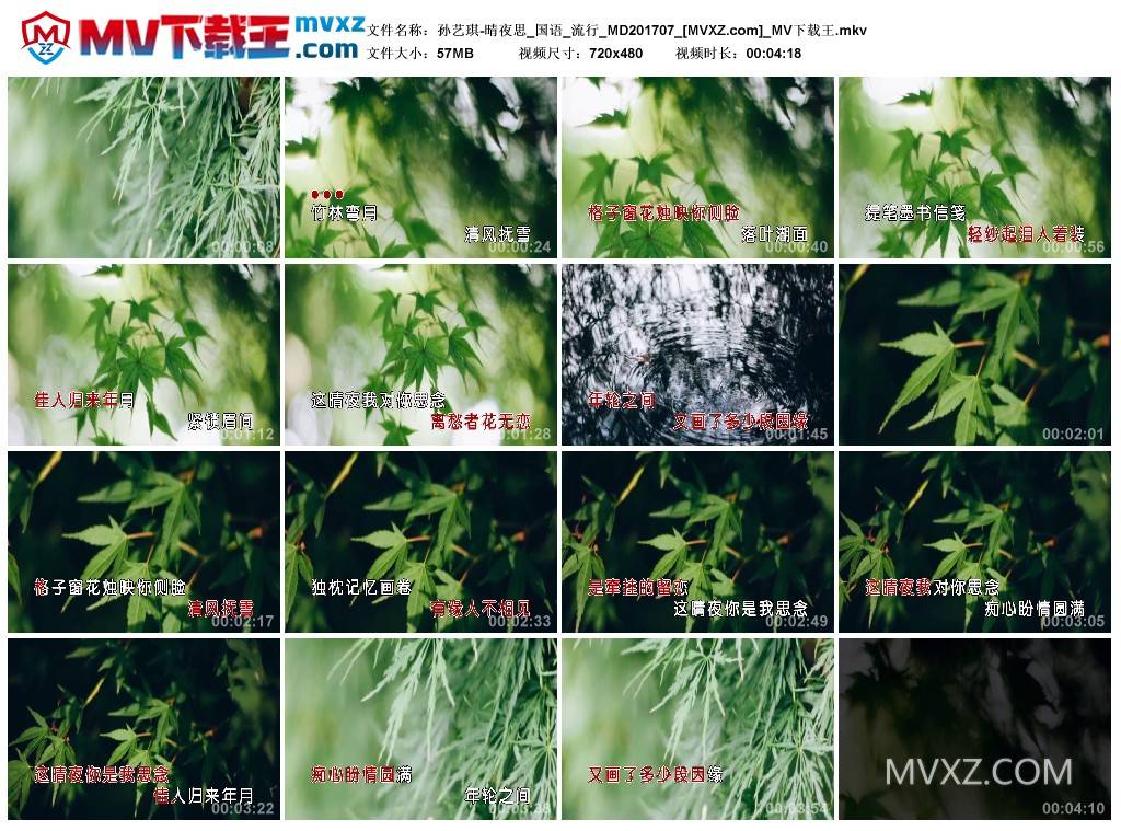 孙艺琪-晴夜思_国语_流行_MD201707